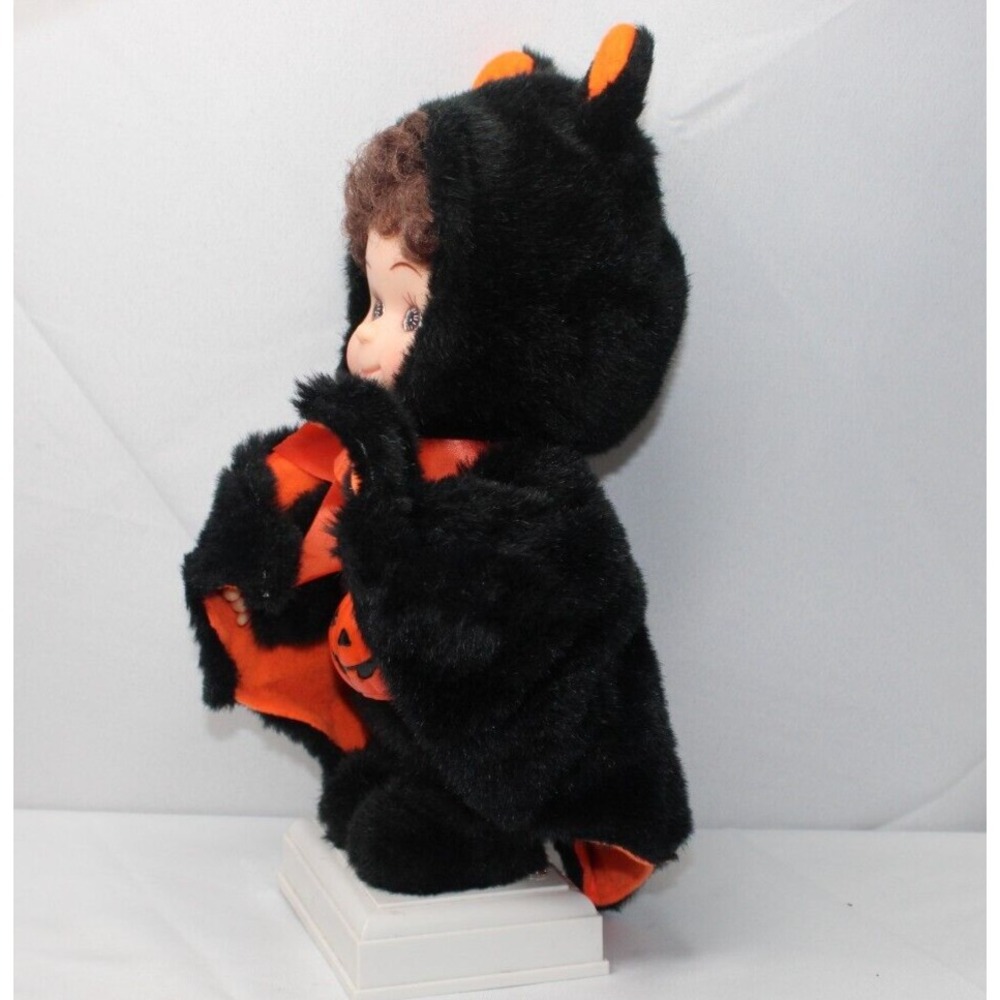 1994 Santa's Best 13" Animated Halloween Kids Bat Girl, Decor ONLY, please read. - Picture 3 of 16